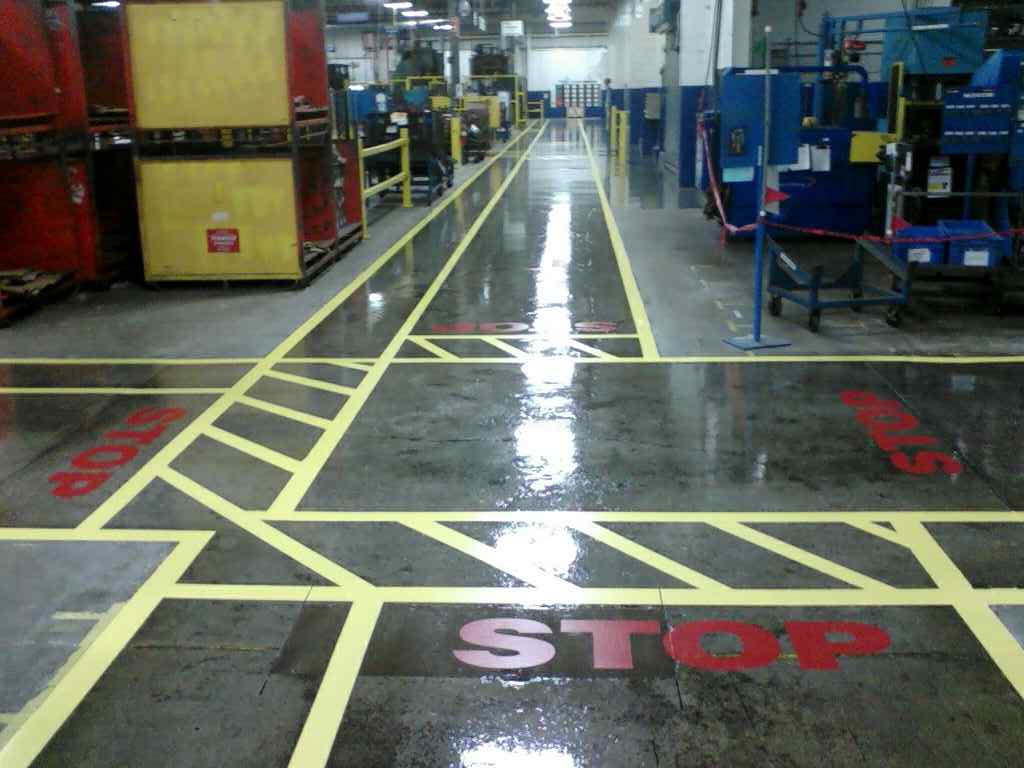 Factory Floor Striping