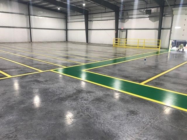 Industrial Floor Line Striping