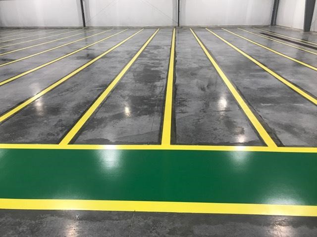 Industrial Floor Line Striping