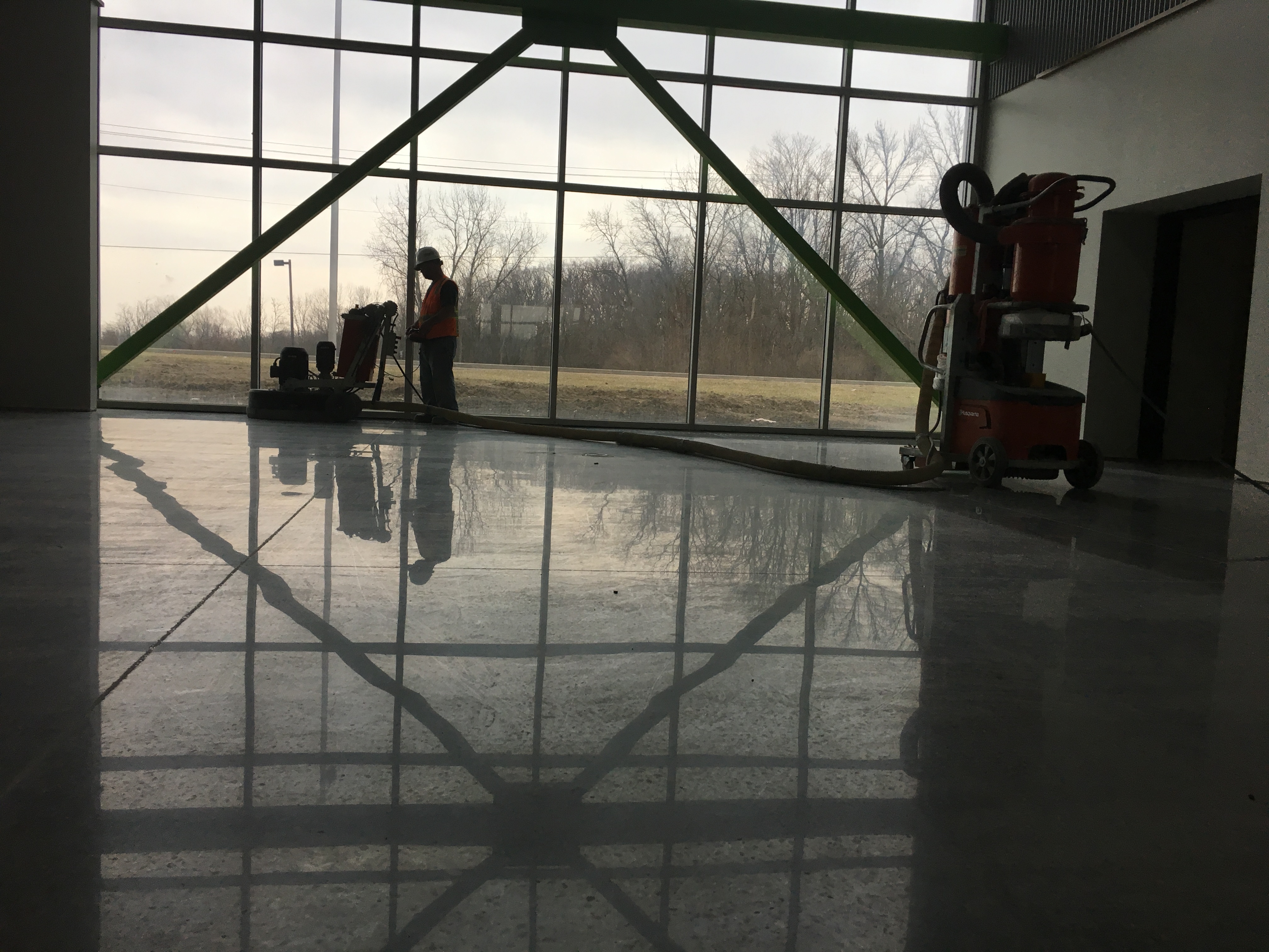 Factory Concrete Floor Polishing