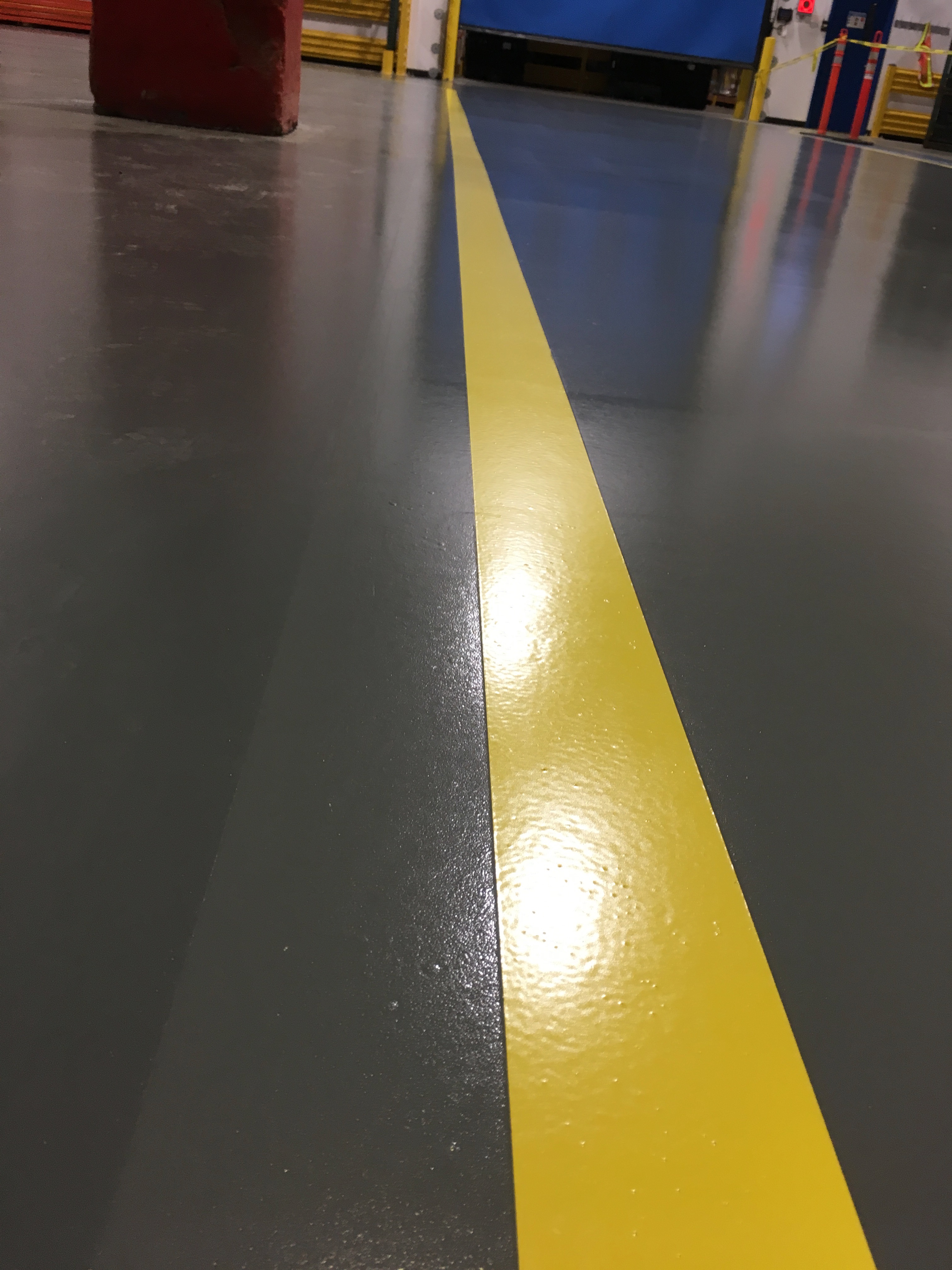 Industrial Floor Line Striping