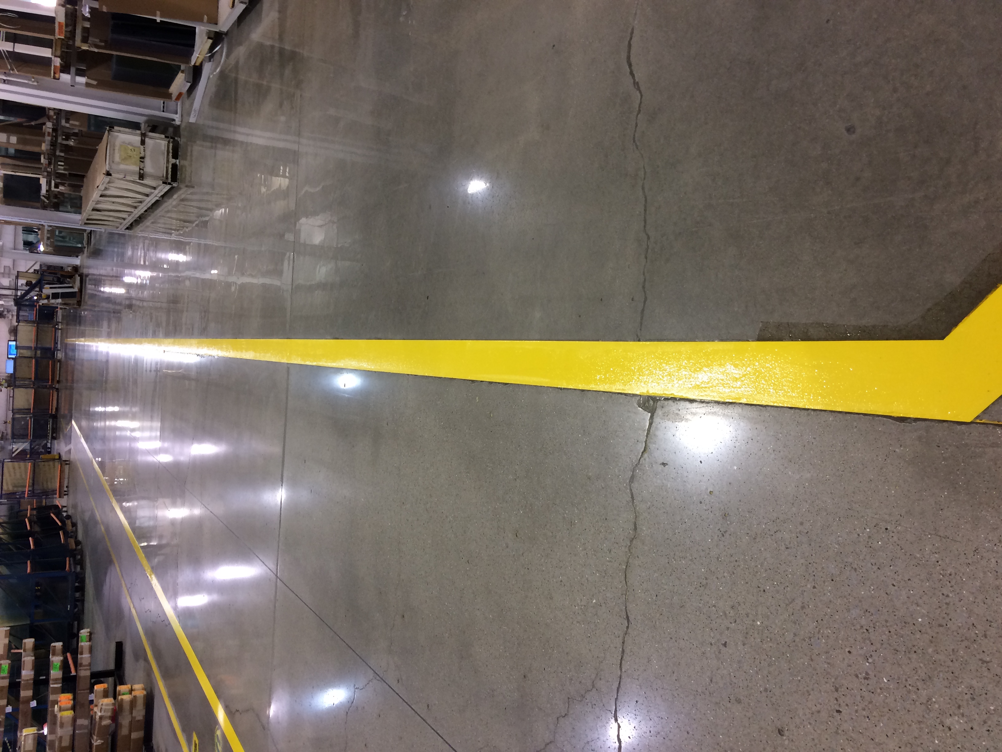 Industrial Floor Line Striping