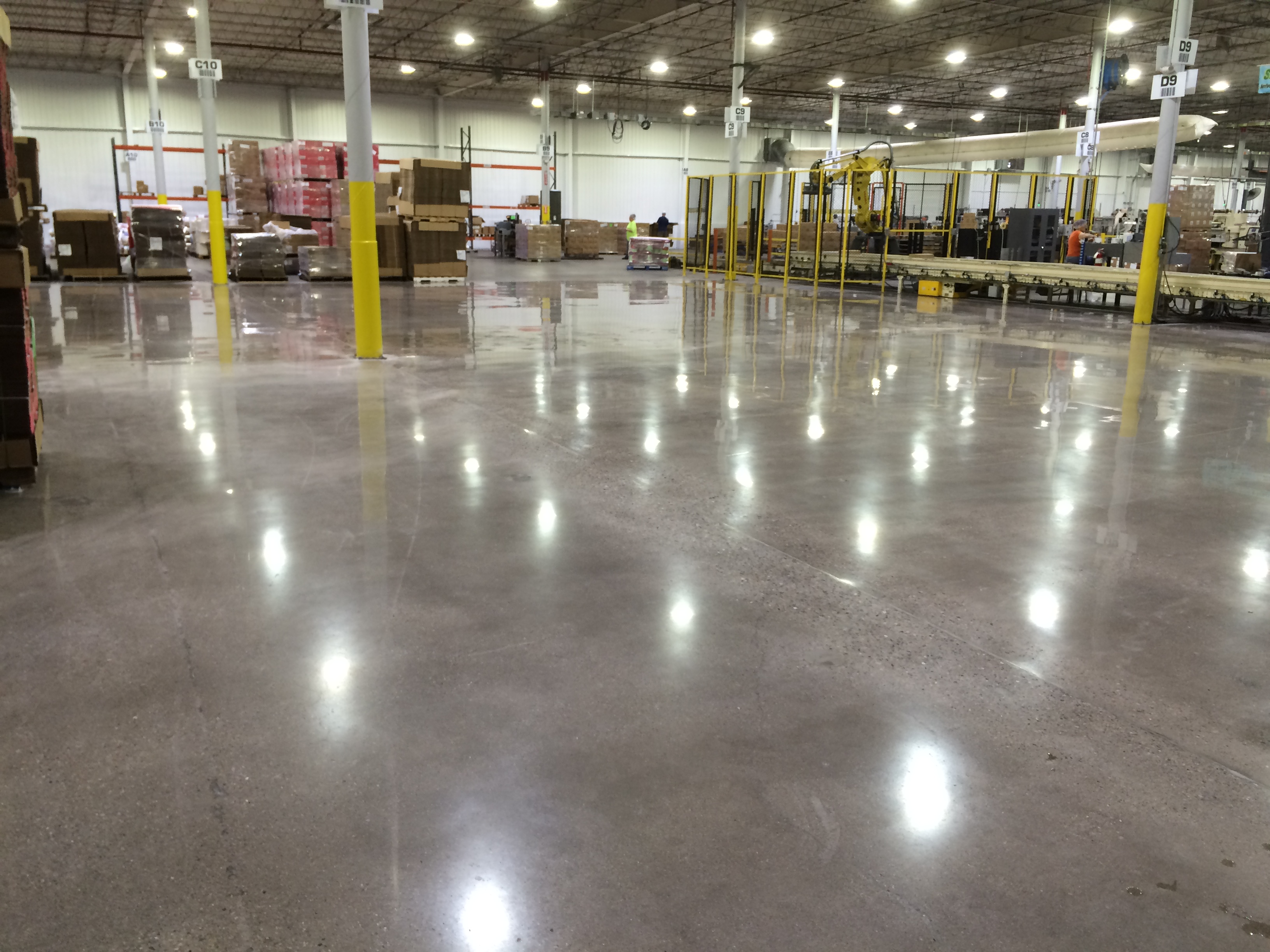 Factory Concrete Floor Polishing