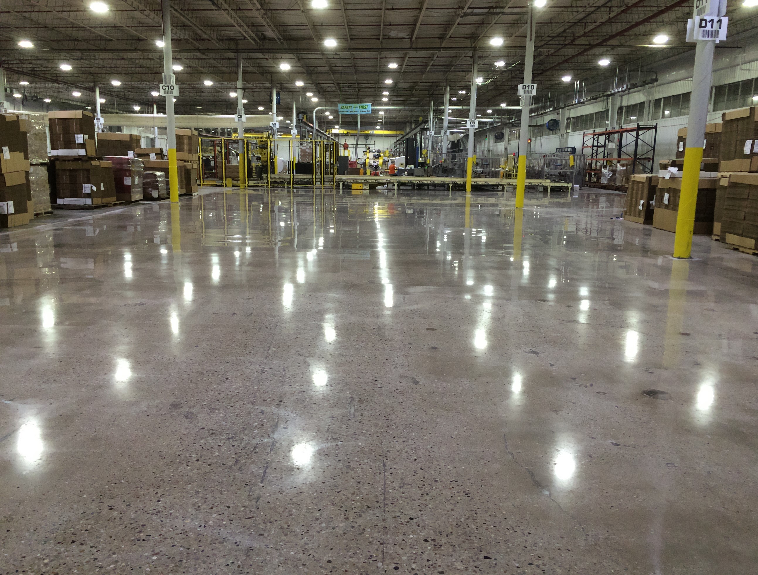 Factory Concrete Floor Polishing