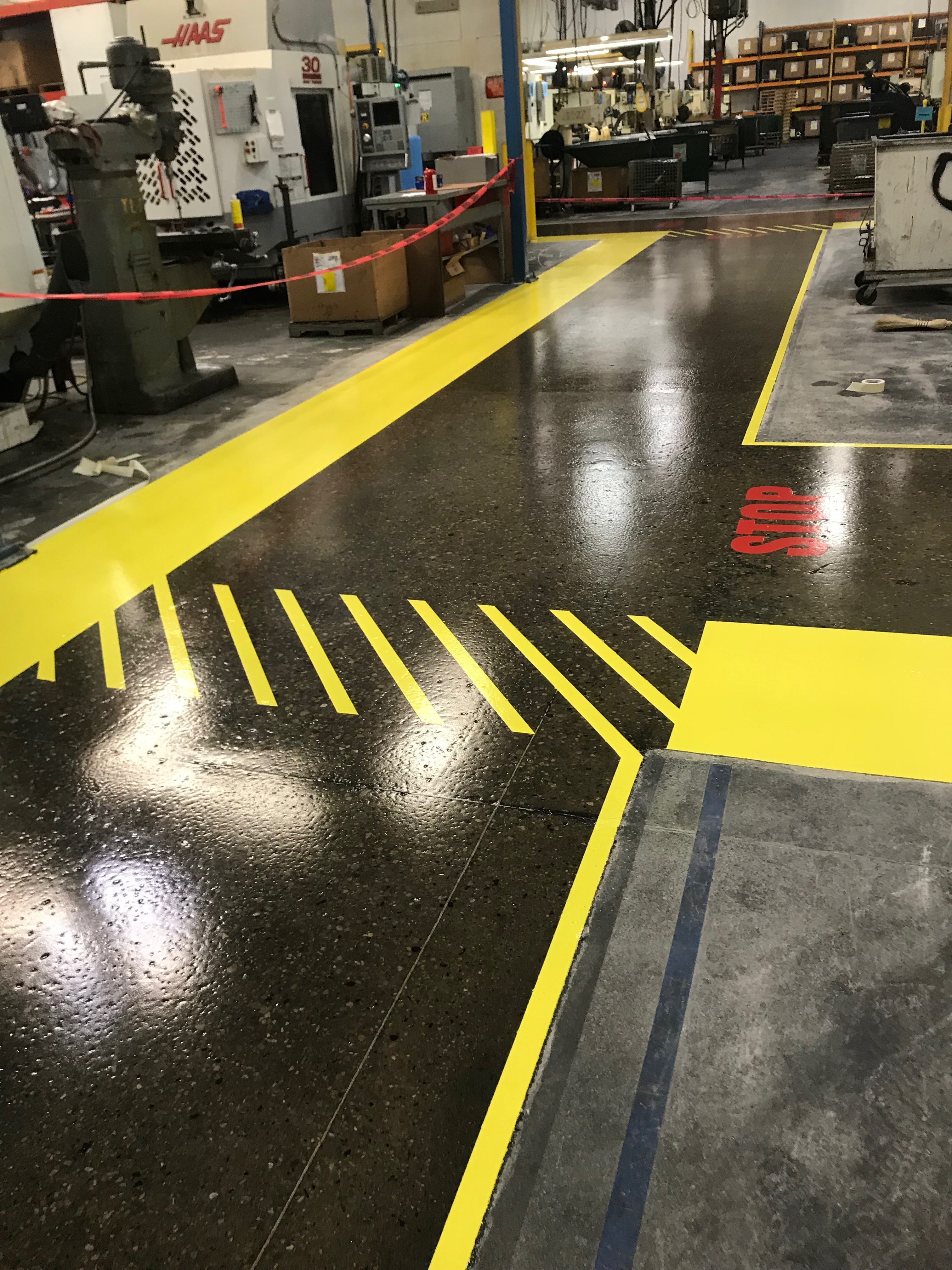 Factory Floor Striping