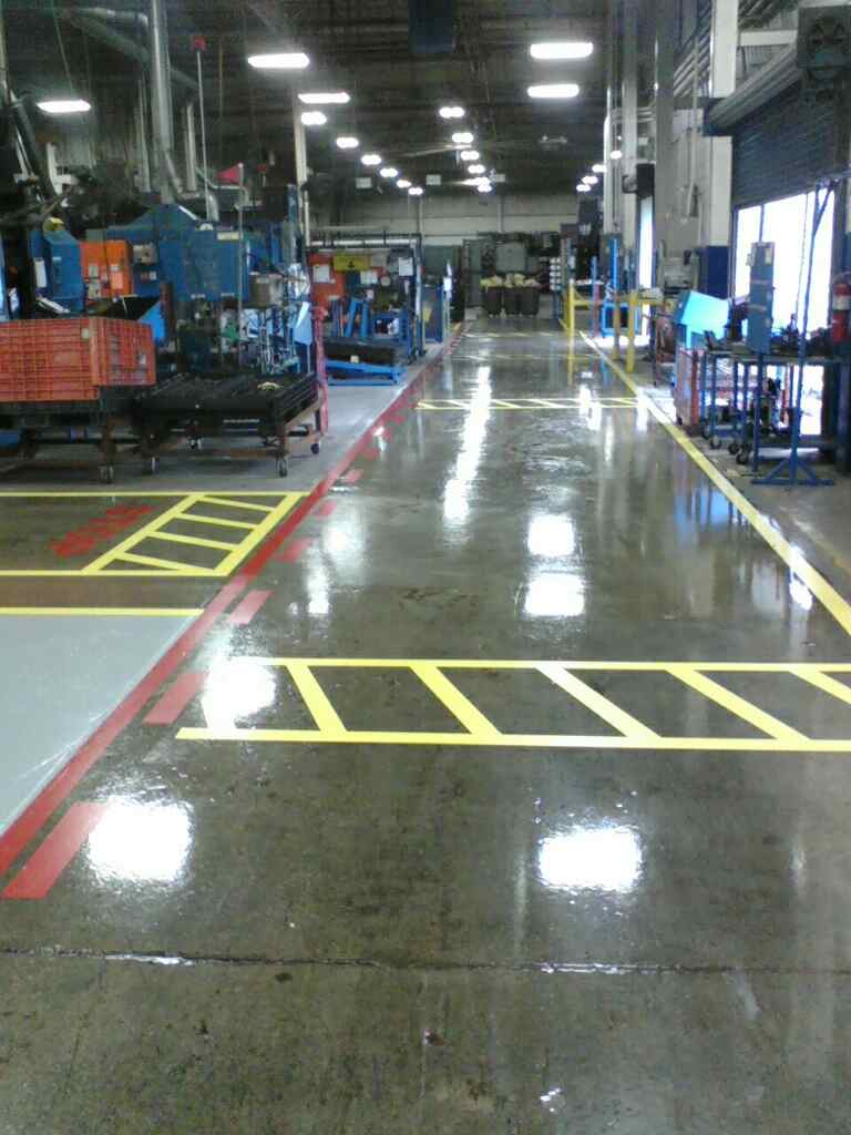 Factory Floor Striping